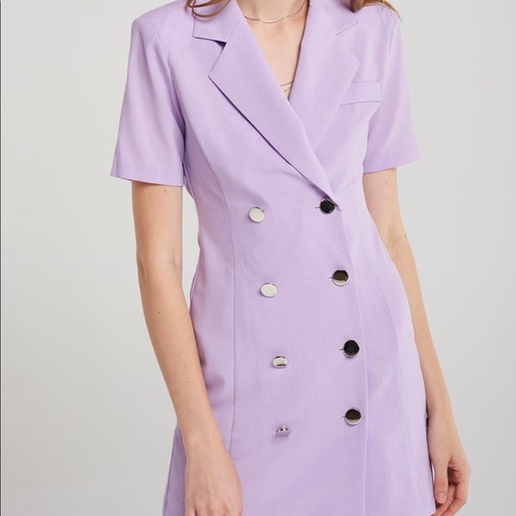 Short Sleeve Purple Blazer | Poshmark